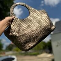 ราคา กระเป๋าสะพาย ทรงย่าม หนังแท้สาน (47650630927)