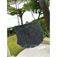 ราคา กระเป๋าลูกปัด ใหม่กริ๊บ ทรงถือ รูปหอย มือสอง (44463761256)