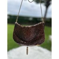 ราคา กระเป๋าออกงาน โลหะ สีทองผสมทองแดง มือสอง (42068056937)