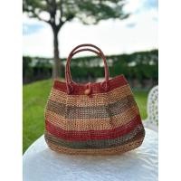 ราคา กระเป๋าสาน สะพายข้าง หลากสี มือสอง (40964896441)