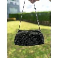 ราคา กระเป๋าออกงาน ลูกปัดทั้งใบ มือสอง (40621407159)