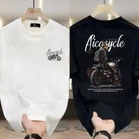 ราคา วอร์ชั่นเกาหลีของผู้ชายเสื้อยืดคอกลมลำลองฤดูร้อนจดหมายพิมพ์ลายแขนสั้นเสื้อยืดกางเกงขาสั้นนักเรียนกับเสื้อผ้าหล่อ (29512354619)