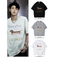 ราคา วอร์ชั่นเกาหลีของผู้ชายเสื้อยืดคอกลมลำลองฤดูร้อนจดหมายพิมพ์ลายแขนสั้นเสื้อยืดกางเกงขาสั้นนักเรียนกับเสื้อผ้าหล่อ (28213245626)