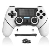 ราคา Genuine PS4 Controller with Bluetooth 5 0 High Capacity 600mAh Battery FPS Feature Turbo Mode Motion Sensor Vibration Function and Headphone Jack Compatible with PS4 PS4 Pro Slim PC Windows 7 8 10 11