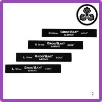 ราคา HOSCO Luthiers Tools GrooBar Nut Slot Spacer Set for Guitars and Ukuleles 4 Piece Set (40250461594)