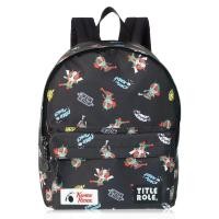 ราคา Kamen Rider V2 V3 Shocker Destron Backpack Large Capacity B5 Storage for Boys Blue and Black Versions (24786658678)