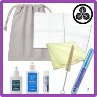 ราคา Great deal Trumpet care kit with two types of Yamaha oil grease and more perfect for beginners in the school band comes with a convenient drawstring bag for storage Wind instrument maintenance supplie