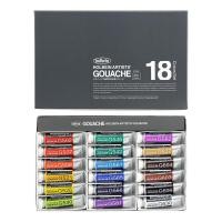 ราคา Holbein Opaque Watercolor Paint Gouache G713 15ml 18 Color Set 03713 (29318558936)
