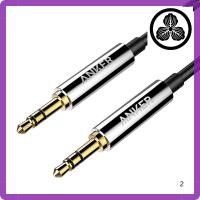 ราคา Anker 3 5mm Premium Audio Cable 1 2m AUX Cable compatible with headphones iPod iPhone iPad home stereo car stereo speakers and more Black (26132607256)