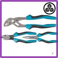 ราคา HAZET 1859SPC 3 Pliers Set 3 Piece Tool Kit with Cutting Pliers Needle Nose Pliers and Crimping Tool Professional Electrical and DIY Tools with Storage Case Made in Germany (44801146856)