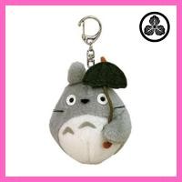 ราคา Sun Arrow Studio Ghibli Plush Keychain Big Totoro with Umbrella (26371746020)