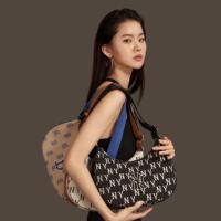 ราคา MLB NY MONOGRAM กระเป๋าสะพายข้างรุ่นใหม่สีใหม่แบบปรับขนาดสายสะพายได้ (25317817446)