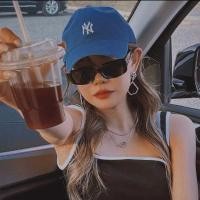 ราคา MLB หมวก Unisex MLB NY หมวกเเก็ปโลโก้ลายปักNY สีน้ำเงิน (25621837895)