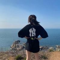 ราคา MLB NY UNISEX NEW YORK YANKEE MLB LIKE เสื้อยืดคู่รักโอเวอร์ไซส์เเฟชั่นรุ่นใหม่ (12990859482)