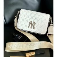 ราคา MLB กระเป๋าหนังสะพายข้าง MLB NY กระเป๋าผู้หญิง กระเป๋าปรับสายได้ NY UNISEX CURVED CAPNY NEW YORK YANKEE (14538165235)