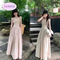 ราคา ฤดูร้อนใหม่ชุดแม็กซี่แขนกุด วรรณกรรมชุดวินเทจ เซ็กซี่ชุดฝรั่ง (27306488118)