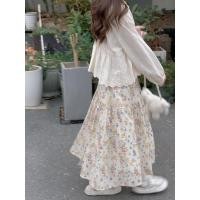 ราคา สาวน่ารักแฟชั่นแม็กซี่เดรส ลายดอกไม้แม็กซี่เดรส กระโปรงนักเรียน (28308731556)