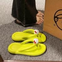 ราคา รองเท้าแตะ พื้นแบน ป้องกันการลื่น พิมพ์ลายการ์ตูนแมวน่ารัก สวมใส่สบาย 2024 (24673651755)