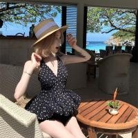 ราคา ไทยคอวีลึกเซ็กซี่เร้าใจแฟชั่นยกทรงผู้หญิง 2025 ฤดูร้อนสไตล์ใหม่ลายจุดเสื้อแขนกุด เสื้อผ้าสตรีเกาหลี (40053763112)