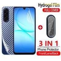 ราคา SAMSUNG สําหรับSamsungA17 5G 3 ใน 1 HydrogelสําหรับSamsung Galaxy A07 LTE A17 A27 A37 A57 A07LTE SamsungA07LTE SamsungA17 2025 ด้านหน้ากลับป้องกันหน้าจอนุ่มกล้องกลับเลนส์ป้องกันฟิล์ม (42117686264)