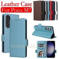 ราคา สําหรับ PocoM7 4G หนังสําหรับ Poco M7 plus pro M7plus M7pro M 7 PocoM7 plus PocoM7plus PocoM7 pro PocoM7pro Magnetic Bracket ปลอกกันกระแทกฝาหลัง (44415223051)