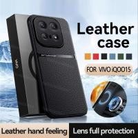 ราคา สําหรับ iQOO15 PU Matte Texture เคสโทรศัพท์สําหรับ Vivo iqoo 15 1 5 iqoo15 Vivoiqoo15 V2505A 2025 ปลอก Soft TPU Edge ป้องกันกันชนกันกระแทกฝาหลัง (46001545132)