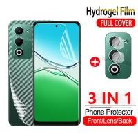 ราคา 3 in 1 Hydrogel สําหรับ Oppo A5 Pro X A5Pro A5X A5i A5ipro oppoa5ipro OppoA5Pro OPPOA5X 4G 5G 2025 ด้านหน้ากลับป้องกันหน้าจอนุ่มกล้องกลับเลนส์ป้องกันฟิล์ม (43151917652)