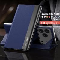 ราคา สําหรับ iphone17promax 2025 Matte Flip หนังสําหรับ iphone 17 Pro Max 17ProMax 1 7 iphone17 Pro iphone17promax iphoneAir ปลอกวงเล็บแม่เหล็กกันกระแทกปกหลัง (42571778410)
