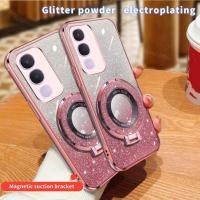 ราคา สําหรับVivoY21d 2025 สําหรับVivo Y21 d Y21d Y 21d VivoY21dผู้ถือแหวนวงเล็บเคสโทรศัพท์ฟอยล์Bling Glitterอะคริลิคใสกันกระแทกปกหลัง (42523095550)