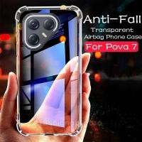 ราคา สําหรับ Pova 7 สําหรับ Tecno Pova 7 Ultra Pro 7Ultra Pova7 Ultra Pova7Ultra Pova7 pro Pova7pro TecnoPova7 สี่มุมซิลิคอนเคสโทรศัพท์กล้องเลนส์ Protector กันกระแทกปกหลัง (41012140704)