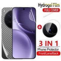 ราคา สําหรับVivoX300Pro 3 ใน 1 HydrogelสําหรับVivo X300 Pro X300Pro X 300 VivoX300 Pro VivoX300Pro 2025 ด้านหน้าด้านหลังSoft Screen Protectorกล้องกลับเลนส์ป้องกันฟิล์ม (40575404952)