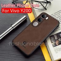 ราคา หนัง Matte Texture เคสโทรศัพท์สําหรับ Vivo Y200 Y19s Y 200 Y 19s Y19 s VivoY200 VivoY19s 4G 5G 2024 ปลอก Soft TPU Edge ป้องกันกันกระแทกปกหลัง (29767244317)