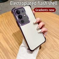 ราคา ปลอกสําหรับ Vivo Y29S Y39 Y19s Y 29 SY 39 Y 19s Y19 s VivoY29S VivoY19s VivoY39 4G 5G Square Plated เคสโทรศัพท์แฟชั่นคู่ซิลิโคนอ่อนนุ่มเลนส์กล้องกันกระแทกฝาหลัง (28730359077)