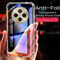 ราคา เคสสําหรับ Xiaomi PocoPhone C75 C61 C65 C 75 C 61 PocoC75 PocoC61 PocoC65 PocoPhoneC75 PocoPhoneC61 สี่มุมซิลิโคนเคสโทรศัพท์กล้องเลนส์ป้องกันกันกระแทกปกหลัง (28518025425)