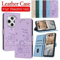 ราคา Flip หนังสําหรับ Redmi 14C 13C 14 C 13 C Redmi14C Redmi13C 4G 5G ขาตั้งแม่เหล็กผู้ถือปลอกกันกระแทกฝาหลัง (27364741774)