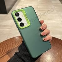 ราคา SAMSUNG ปลอกสําหรับsamsung Galaxy S21 S22 S23 S24 FE plus Ultra S24FE S24 S24plus S24Ultra S23FE Frosted Hardเคสโทรศัพท์แฟชั่นMinimalistเลเซอร์กันกระแทกปกหลัง (27313729864)