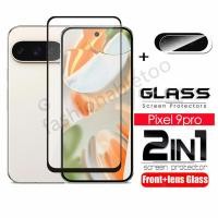 ราคา 2 in 1 ป้องกันหน้าจอกระจกนิรภัยฟิล์มสําหรับ Google Pixel 9 pro XL 9pro XL 9proXL Pixel9 pro XL Pixel9pro XL Pixel9proXL กล้องกลับเลนส์ป้องกันกระจกคลุมทั้งหมดฟิล์มด้านหน้า (27058116296)