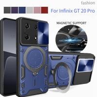 ราคา Infinix GT 20 ProปลอกสําหรับInfinix GT 20pro GT20 pro GT20pro X6871 กันกระแทกเคสโทรศัพท์เกราะแหวนวงเล็บแม่เหล็กStent Pushกล้องเลนส์ป้องกันปกหลัง (26851838671)