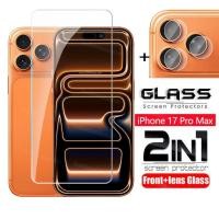ราคา สําหรับ iphone17promax 2 in 1 ป้องกันหน้าจอกระจกนิรภัยฟิล์มสําหรับ iphone 17 Pro Max 17Pro Max 17ProMax 1 7 iphone17 Pro iphoneAir กล้องกลับเลนส์ป้องกันคลุมทั้งหมดฟิล์มด้านหน้า (24547130110)