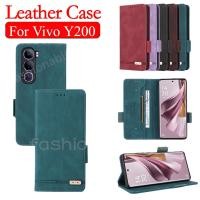 ราคา Flip หนังสําหรับ Vivo Y200 Y19s Y 200 Y 19s Y19 s VivoY200 VivoY19s 4G 5G 2024 วงเล็บแม่เหล็กปลอกกันกระแทกปกหลัง (29665838359)