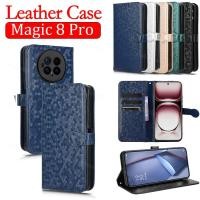 ราคา สําหรับ Magic8Pro พลิกเคสโทรศัพท์หนังสําหรับ Honor Magic 8 Pro 8Pro Magic8 Pro Magic8Pro 2025 วงเล็บแม่เหล็กปลอกกันกระแทกปกหลัง (50950900048)