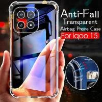 ราคา สําหรับ iqoo15 สําหรับ Vivo iqoo 15 1 5 iqoo15 Vivoiqoo15 V2505A 2025 สี่มุมซิลิโคนเคสโทรศัพท์กล้องเลนส์ Protector กันกระแทกปกหลัง (45551384717)