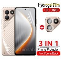 ราคา สําหรับ Tecno Pova 7 2025 3 in 1 Hydrogel สําหรับ Tecno Pova 7 Ultra pro 7Ultra Pova7 Ultra Pova7Ultra Pova7 pro Pova7pro ด้านหน้ากลับนุ่มป้องกันหน้าจอกล้องกลับเลนส์ป้องกันฟิล์ม (44212140378)