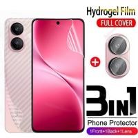 ราคา สําหรับ VivoV60Lite 3 ใน 1 Hydrogel สําหรับ Vivo V60 Lite V60Lite V 60 VivoV60 Lite VivoV60Lite 2025 ด้านหน้าด้านหลังนุ่มป้องกันหน้าจอกล้องกลับเลนส์ป้องกันฟิล์ม (42323228947)