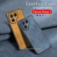 ราคา สําหรับ Tecno Pova7 หนัง Matte Texture เคสโทรศัพท์สําหรับ Tecno Pova 7 Ultra Pro Pova7 Ultra Pova7Ultra Pova7 pro Pova7pro ปลอก Soft TPU Edge ป้องกันกันชนกันกระแทกปกหลัง (29739662960)