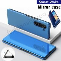 ราคา สมาร์ทกระจกสําหรับ Samsung Galaxy Z พับ 7 6 5 4 3 2 Fold7 Fold6 Fold5 Fold4 Fold3 ZFold7 ZFold6 ZFold5 ZFold4 ZFold3 เคสโทรศัพท์ Flip หนังกันกระแทกฝาหลัง (26156304529)