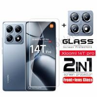 ราคา 2 in 1 ป้องกันหน้าจอฟิล์มกระจกนิรภัยสําหรับ Xiaomi 14T pro 14tpro 14 Ultra 14ultra Xiaomi14T pro Xiaomi14Tpro Xiaomi14Ultra กล้องกลับเลนส์ป้องกันคลุมทั้งหมดฟิล์มด้านหน้า (28011693779)