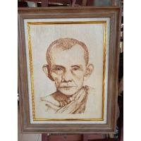 ราคา รับวาดภาพ บนแผ่นไม้ด้วยปากกาความร้อน ขนาดA3 ภาพเหมือนบุคคล (27824351341)