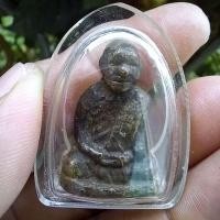 ราคา หลวงพ่อเงิน พิมพ์ใหญ่ หน้าฝรั่ง พระเก่าบ้าน ก่อนปี2500 พระแท้ พระโบราณ ไม่ทราบที่ แกะจากกรอบทอง d14 (26772069865)