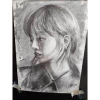 ราคา รูปวาด ภาพวาด ภาพคนเหมือน รับวาดภาพคน ขนาด 10 15 นิ้ว ดินสอ บนกระดาษวาดเขียน ส่งรุปที่ต้องการวาดทางข้อความครับ (29225398043)